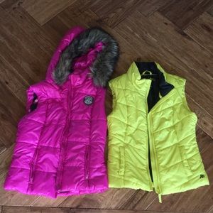Two Super Cute Puffer Vests